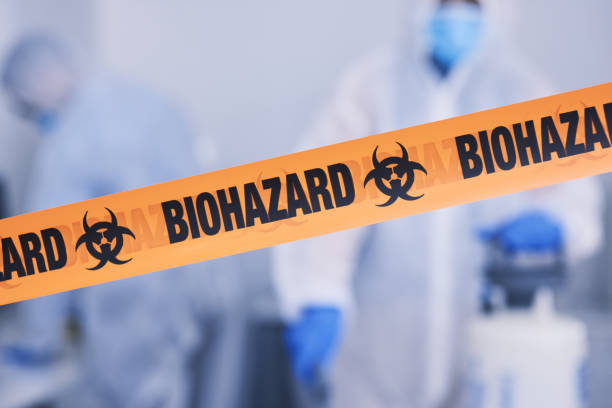 Professional Blood Cleanup technician working in Half Moon Bay, CA